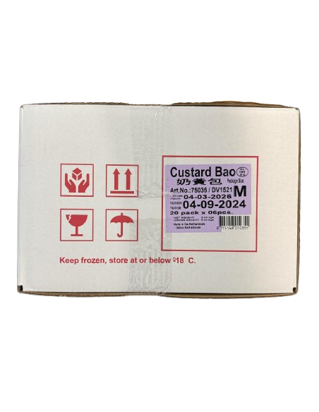DELICO CUSTARD BAO (BUN) - 270G x 20