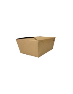 80oz Brown/Kraft Recyclable Kraft No4 Takeaway Box Qty 160 2