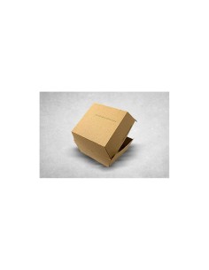 New Small Brown/Kraft Recyclable Burger Boxes Qty250 2