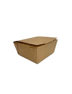 45oz Brown/Kraft Biodegradable Food Deli Boxes Qty 200