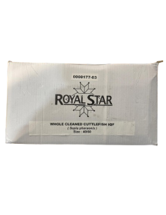 ROYAL STAR CUTTLEFISH BABY RAW IQF 40/60 - 1kg x 10