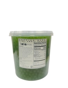 Kiwi Fruit Popping Boba balls 3.4kg x 4 cans