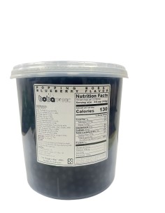 Blueberry Popping Boba balls 3.4kg x 4 cans