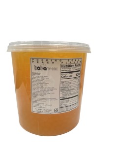 Peach Popping Boba balls 3.4kg x 4 cans