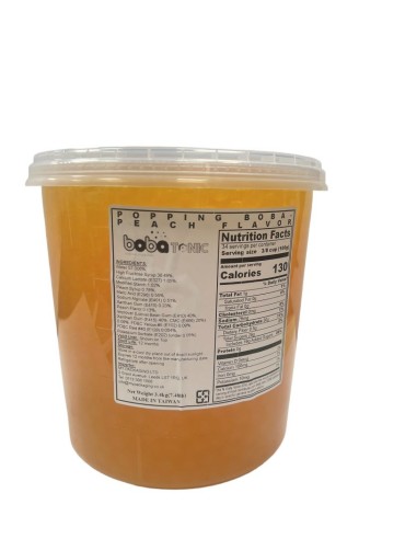 Pineapple Popping Boba balls 3.4kg x 4 cans
