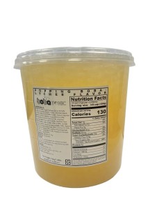 Lychee Popping Boba balls 3.4kg x 4 cans