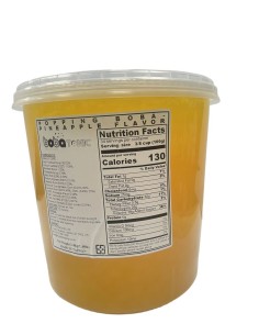 Pineapple Popping Boba balls 3.4kg x 4 cans