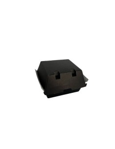 Small Black Corragated Recyclable Burger Boxes Qty 250 2