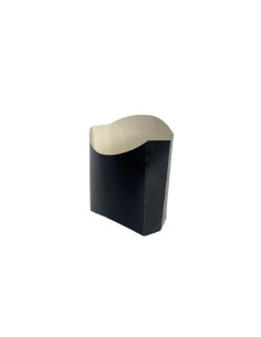 Regular Black Cardboard Recyclable Chip Scoop Qty 1000