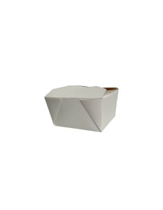 26oz White Recyclable No.2 Takeaway Boxes Qty 450