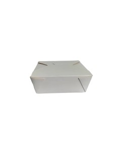 45oz White Recyclable No.8 Takeaway Boxes Qty 300 2