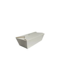 28oz White Recyclable No.6 Takeaway Boxes Qty 500