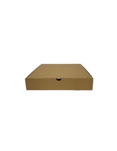 10 inch Brown/Kraft Biodegradable Corrugated Pizza Boxes Qty 100