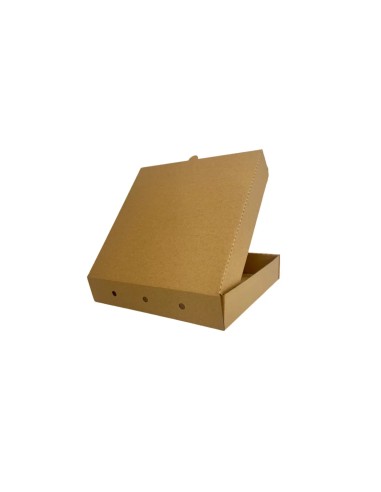 10 inch Brown/Kraft Biodegradable Corrugated Pizza Boxes Qty 100