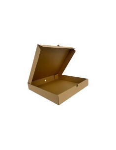 11 inch Brown/Kraft Biodegradable Corrugated Pizza Boxes Qty 100