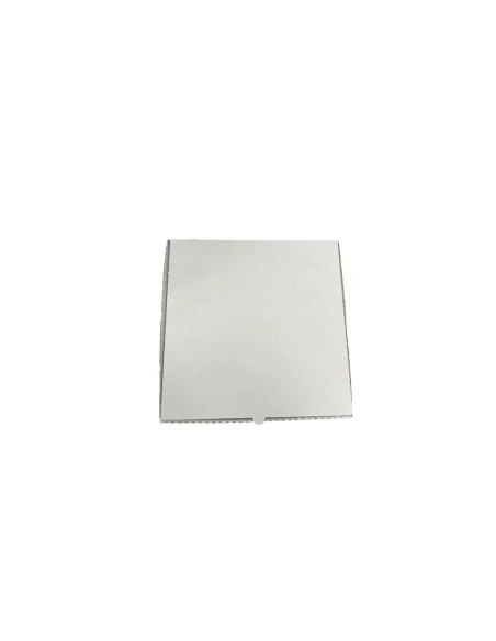 10 inch White Cardboard Biodegradable Corrugated Pizza Boxes Qty 100