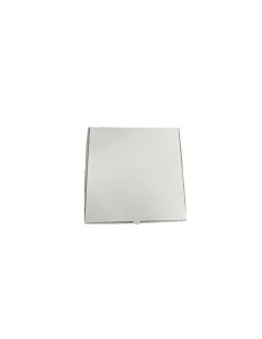 11 inch White Cardboard Biodegradable Corrugated Pizza Boxes Qty 100 2