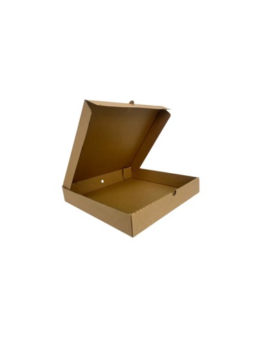 12 inch Brown/Kraft Biodegradable Corrugated Pizza Boxes Qty 100