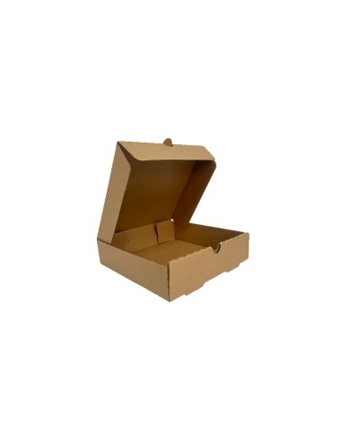 7 inch Brown/Kraft Biodegradable Corrugated Pizza Boxes Qty 100