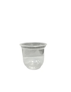 12oz Clear Plastic Recyclable PP Bubble Tea U Cups