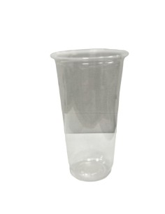 22oz Clear Plastic Recyclable PP Bubble Tea U Cups
