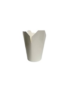 32oz White Cardboard Recyclable Rounded Noodle Boxes Qty500 2