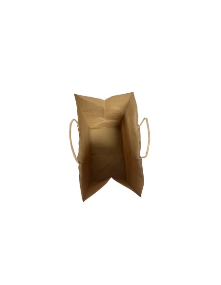 Large Brown/Kraft Paper Biodegradable Twist Handle Bags Qty 250
