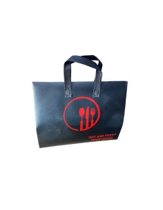 Foil Insulated Carrier Bags (Black) Qty 100 2