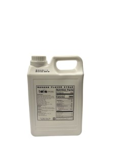Banana Flavoured Syrup 2.5kg x 6 bottles