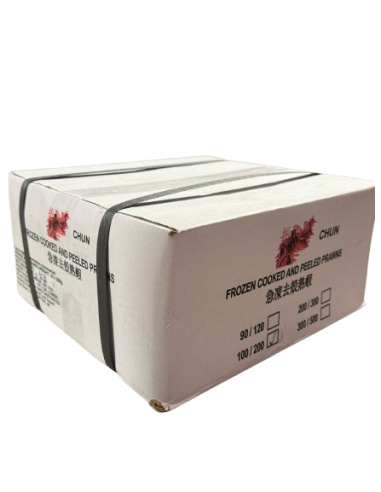 Chun / Sing Kee Cooked and Peeled Shrimp 100/200 (200g x 30)
