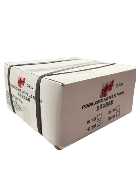 Chun / Sing Kee Cooked and Peeled Shrimp 100/200 (200g x 30)