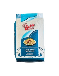 BUDDY LONG GRAIN WHITE RICE - 20kg