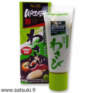 SB WASABI FLAVOUR HORSERADISH PASTE 90G 芥末味辣味酱