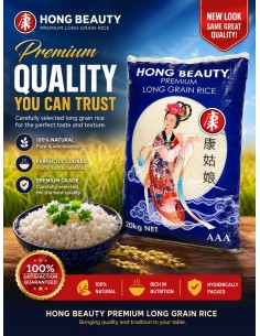 HONG BEAUTY LONG GRAIN RICE 20KG