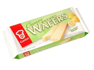 Garden Cream Wafers Lemon Flavour 200g