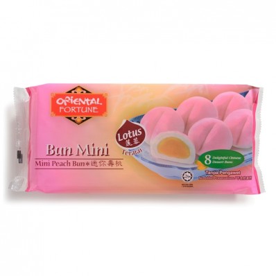 Oriental Fortune Mini Peach Bun (Lotus) 200g