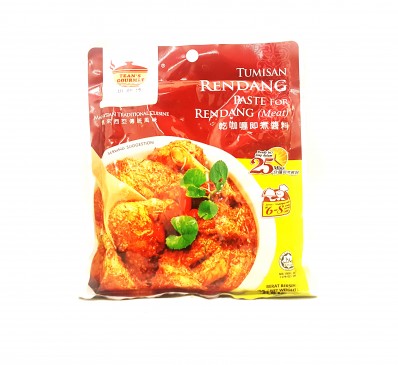 TEAN'S GOURMET Tumisan Rendang Paste for Rendang (Meat) 200g