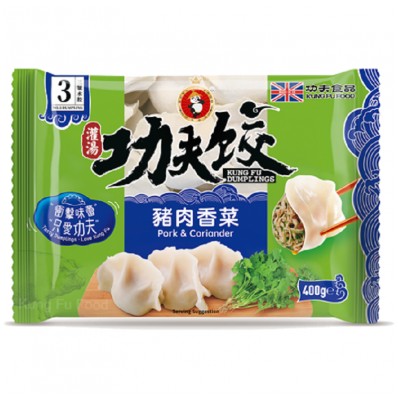 Kung Fu Dumplings - Pork & Coriander 400g