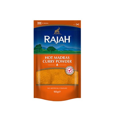 Rajah Hot Madras Curry Powder 100g