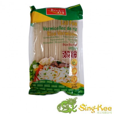 R&U Rice Vermicelli (LaiFen) 400g