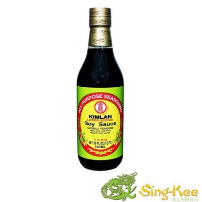 KIMLAN LOWER SODIUM SOY SAUCE 590ML