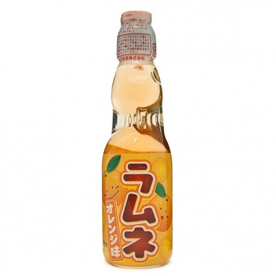 Hatakosen Ramune - Orange 200mL