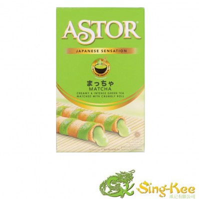 Astor Creamy Matcha Wafer Rolls 40g