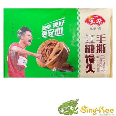 Anjoy Hand Torn Brown Sugar Bun 510g