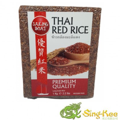 Sailing Boat Thai Red Rice Vacuum pack 1kg