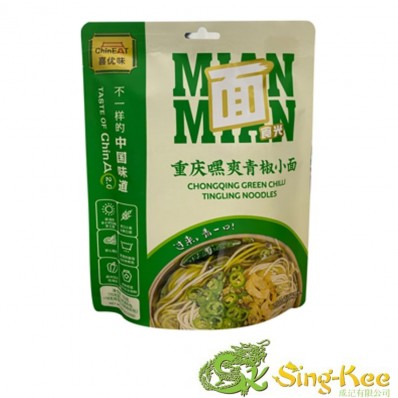 ChinEat Chongqing Green Chilli Noodles 153g