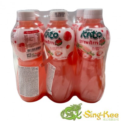 Kato Nata De Coco Strawberry 320ml x 6