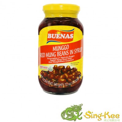 Buenas Sweet Red Mung Beans in Syrup 340g