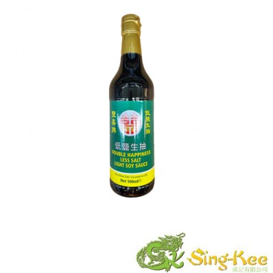 Double Happiness Less Salt Light Soy Sauce 500ml