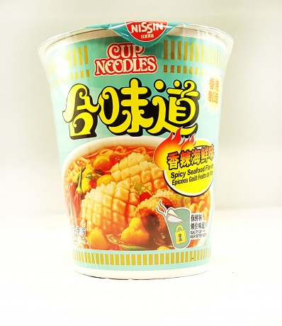 NISSIN Cup Noodles Spicy Seafood Flavor 72g